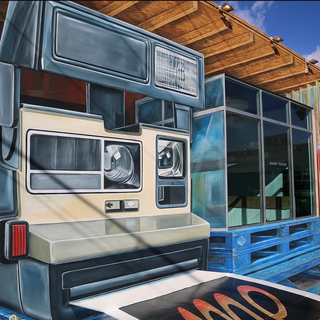 “The forced selfies will consume the unique identity you have and blur upon the existence of the person you are. Humanity and kindness does not arise from selfishness.”- Leon Keer

3D artist <a href="/leonkeer/">Leon Keer</a> created this mind bending mural titled “Picture Perfect” for Art Week 2017.