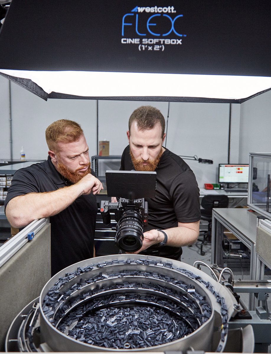 NadusFilms's tweet photo. Wescott lighting has afforded us more opportunity due to how easy it is to travel with their products. This production took place in Malaysia and because of Wescott we were able to light all of our subjects and products for Samtec. @SamtecInc @WestcottCo https://t.co/93oxDDJNBn