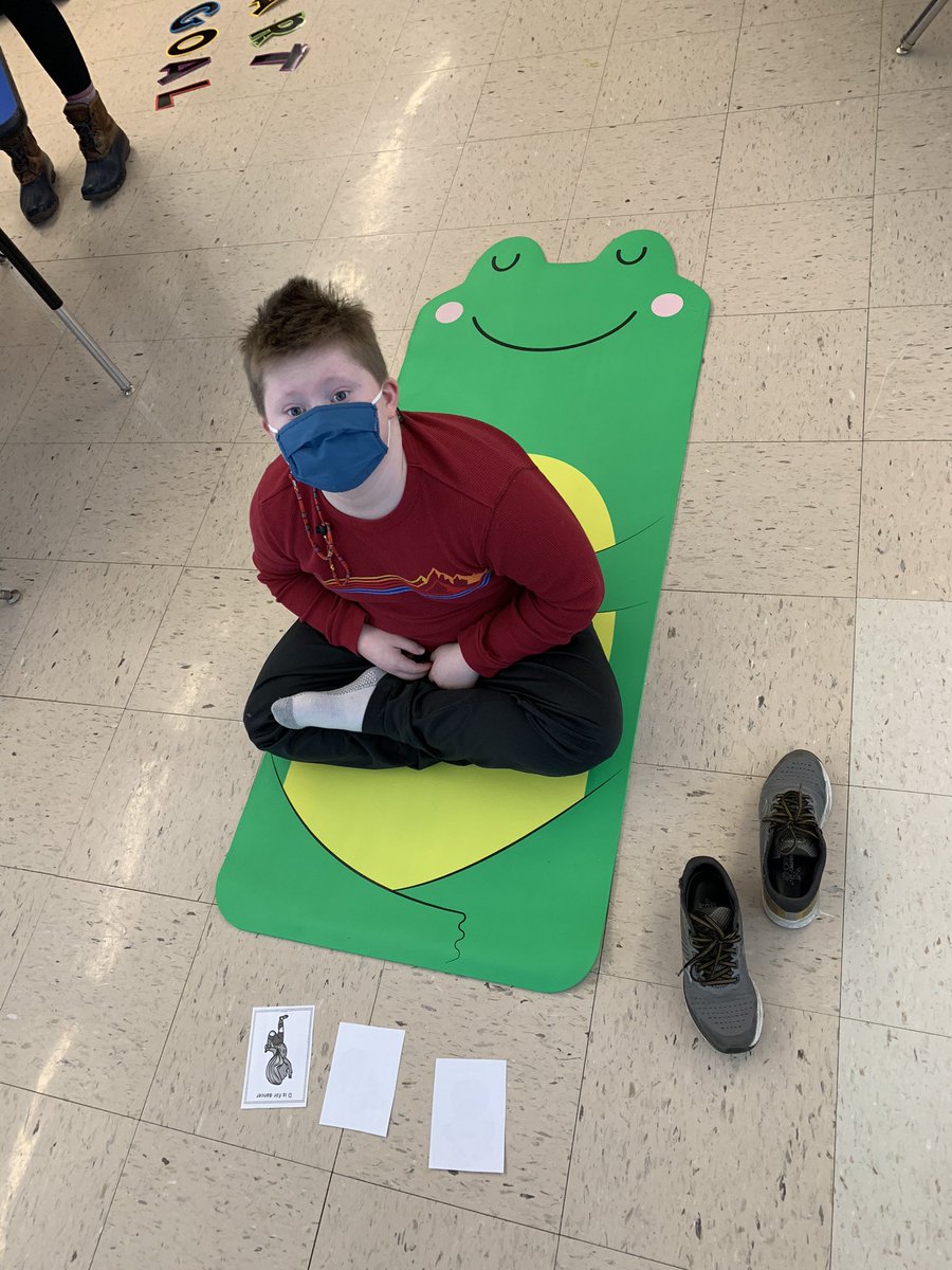 The best part of the day is alphabet yoga! We’re really getting good!🤩 <a href="/WeAreMPSD/">MPSD</a>