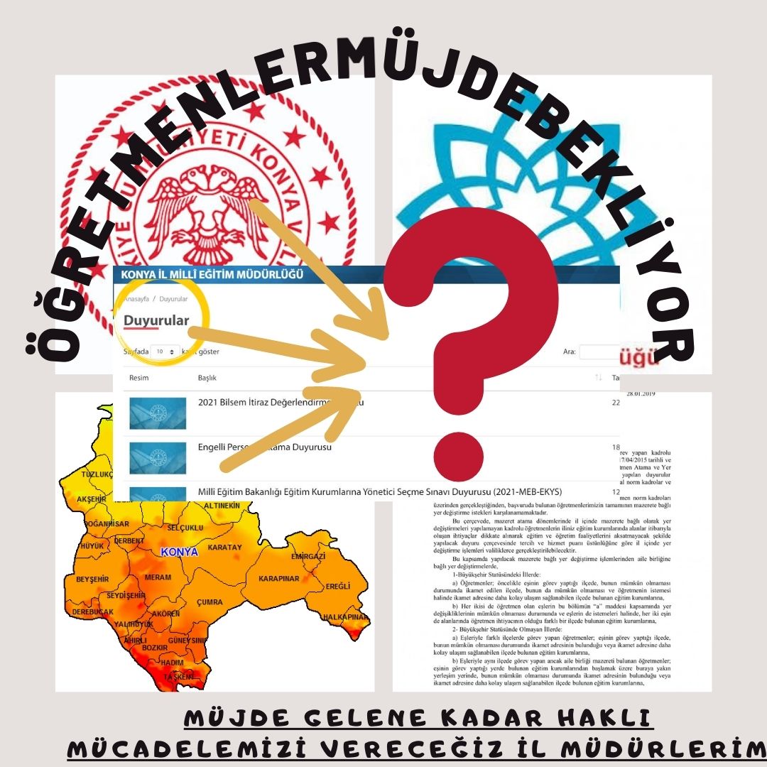 <a href="/SeyitAliBuyuk/">Seyit Ali Büyük</a> KonyaİlMem DuyuruZamanı

2.il içi mazeret yer değişikliği diğer ilerdeki öğretmenler gibi bizlerin de hakkı.

<a href="/TCKonyaValiligi/">Konya Valiliği</a> <a href="/konyamem/">Konya İl MEM</a> <a href="/SeyitAliBuyuk/">Seyit Ali Büyük</a> <a href="/servetal61/">Servet ALTUNTAŞ</a> <a href="/myilmaz2023/">MUSTAFA YILMAZ 🟢</a> <a href="/erkanyakisir/">Erkan Yakışır</a> <a href="/OkanTekkalan/">T E K K A L A N</a> <a href="/MustafaSAKARYA/">Mustafa SAKARYA 🇹🇷</a> <a href="/meb/">Maria Elena Boschi</a> <a href="/DogrulVeli/">Veli Dogrul</a> @ofbalki <a href="/ebskonya/">EBS Konya 1</a>