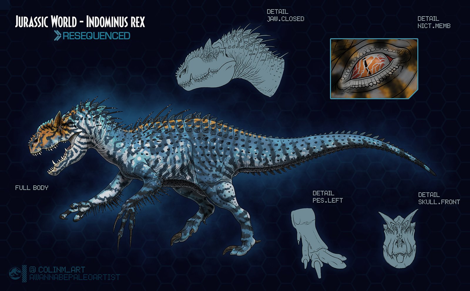 Indominus Rex Concept Art Revealed