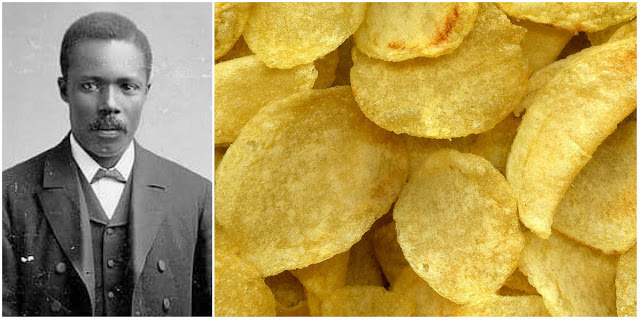 #MondaThoughts on 22nd day of #BlackHistoryMonth 2021 and also #SnackFoodMonth. #Salute Chef George Speck (also known as George Crum) who created #PotatoChips. The son of a #Black father and #NativeAmerican woman he started a #snack #craze that is now an #American #staple.
