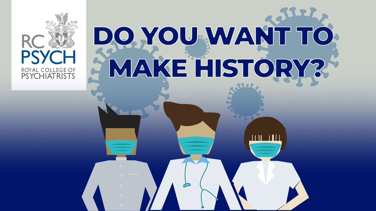 #DoYouWantToMakeHistory? We need YOUR HELP creating an archive charting how mental healthcare was like back in 2020/1 as part of our 180th anniversary celebrations!

Send in your contribution and you could win a fantastic PRIZE!

FOR MORE INFO: rcpsych.ac.uk/about-us/libra…