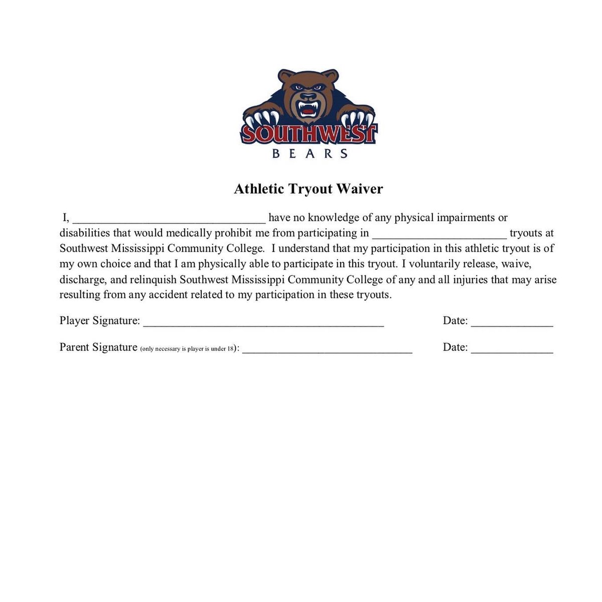 Go follow us <a href="/SMCCSOCCER/">SMCC SOCCER</a> on IG to learn more about the ID camp we’re hosting on March 6. 10 am for the men and 1 pm for women. Be sure to complete the tryout waiver and bring a physical. Always a beautiful day for some footy. And tell us about yourself at southwestbearathletics.com/sb_output.aspx…