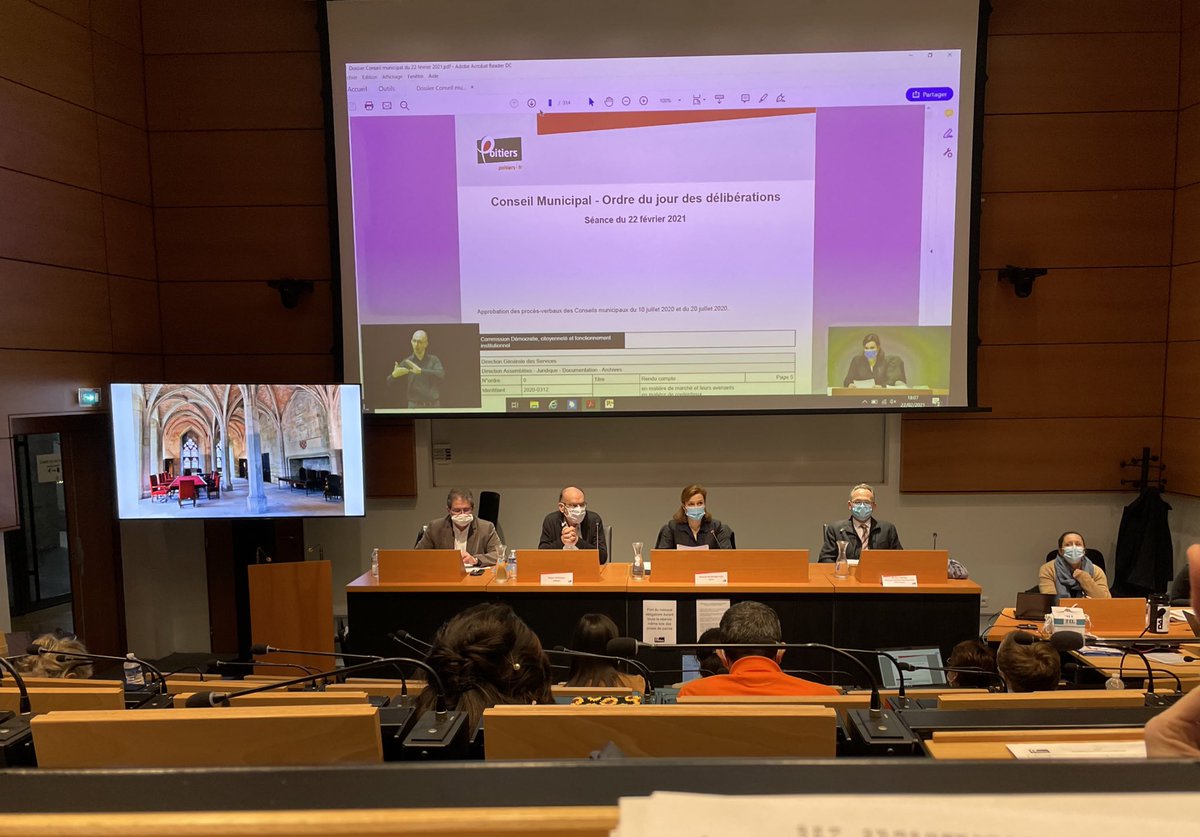 CRC_Poitiers's tweet photo. 🚩 Le Conseil Municipal sur les orientations budgétaires commence.

👉 Suivez le en direct sur https://t.co/y9maBE7mzq

#CMPoitiers https://t.co/INrPoQsjkB