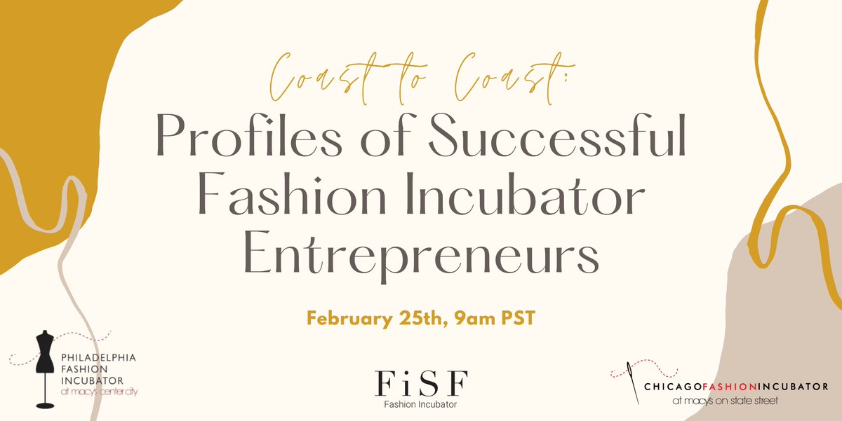 Join us with <a href="/PhilaIncubator/">Philadelphia Fashion Incubator</a> and <a href="/FashionINCbator/">Chi FashionIncubator</a> as we share stories about what makes our Designers-in-Residence &amp; alumni uniquely successful. You can ask all 3 Executive Directors questions about how to grow your business. 

Register for Free: lnkd.in/gN6qni9