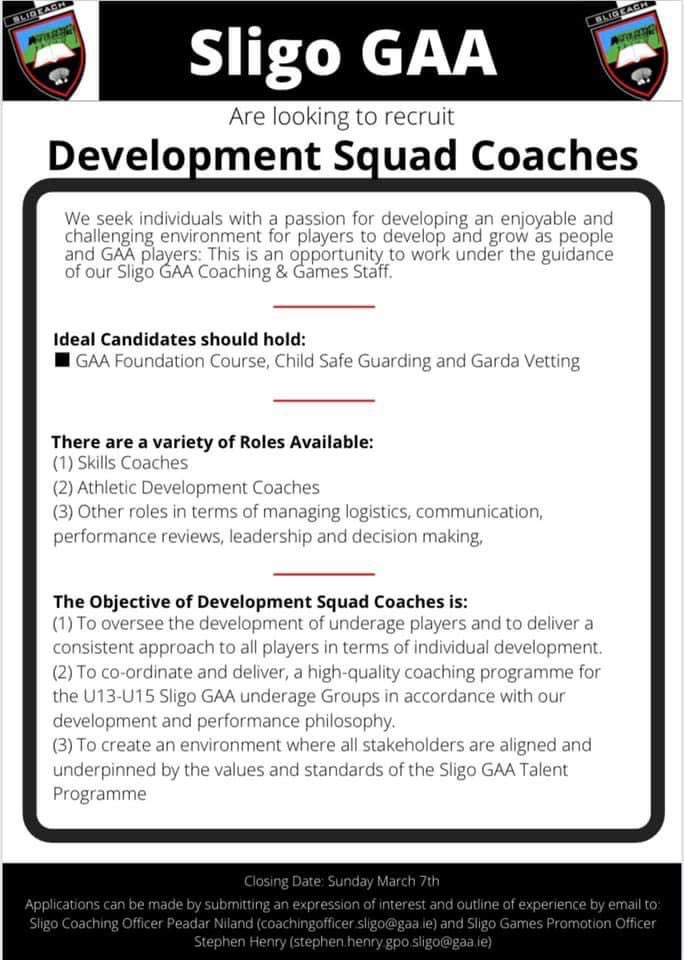Sligo GAA C & G tweet media