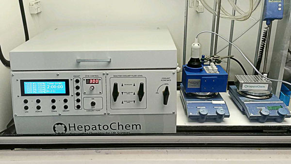 EvoluChem's tweet photo. Our new #Lucent360 is now setup and operational under the lab hood in Beverly. Continue to investigate new reaction conditions afforded by the unique light intensity and wavelength management. https://t.co/8ZIzJpWVAn