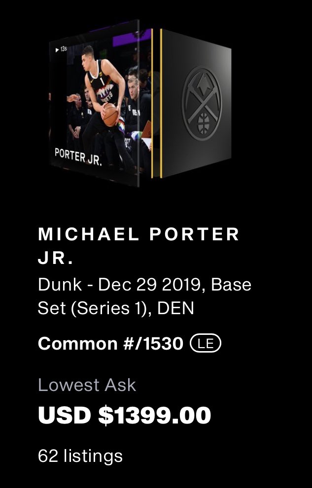 ResellCalendar's tweet image. Prices now.

All you had to do was listen! #NFT #NBATopShot #NFTs 🏀