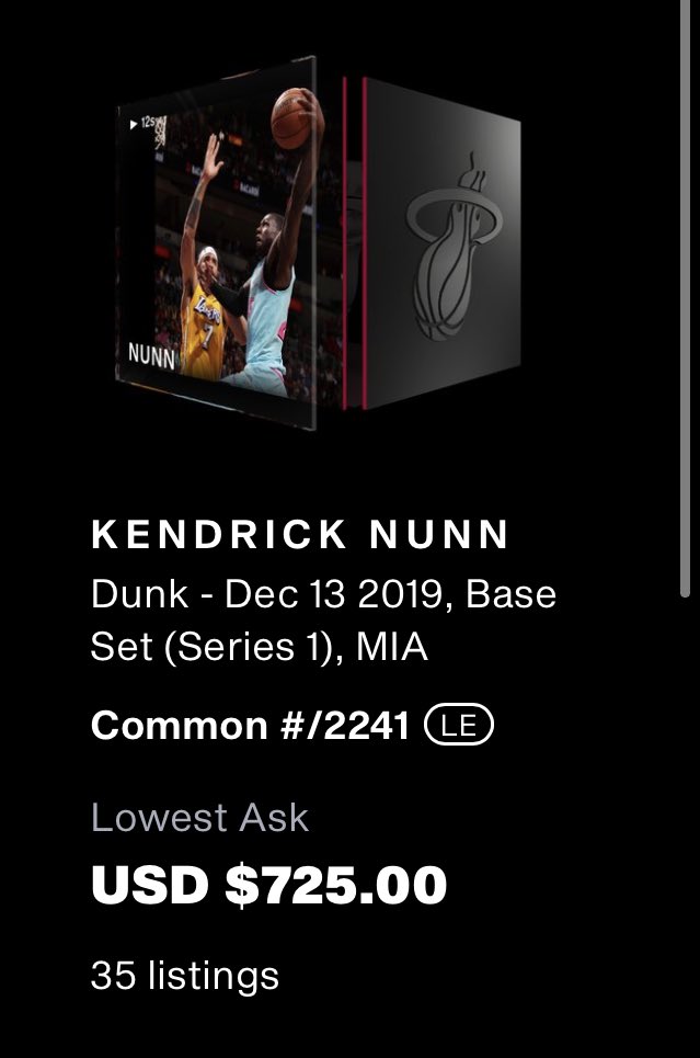 ResellCalendar's tweet image. Prices now.

All you had to do was listen! #NFT #NBATopShot #NFTs 🏀