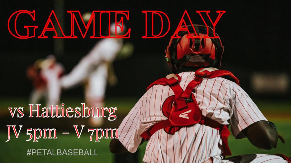 Game day!! #PetalBaseball #RoadToTrustmark