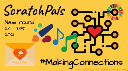 Giro di boa per <a href="/scratchpals/">ScratchPals</a> #MakingConnections 😃 nella quarta settimana il focus saranno la collaborazione e la condivisione tra alunni e alunne delle classi partecipanti #GlobalEd 😻
