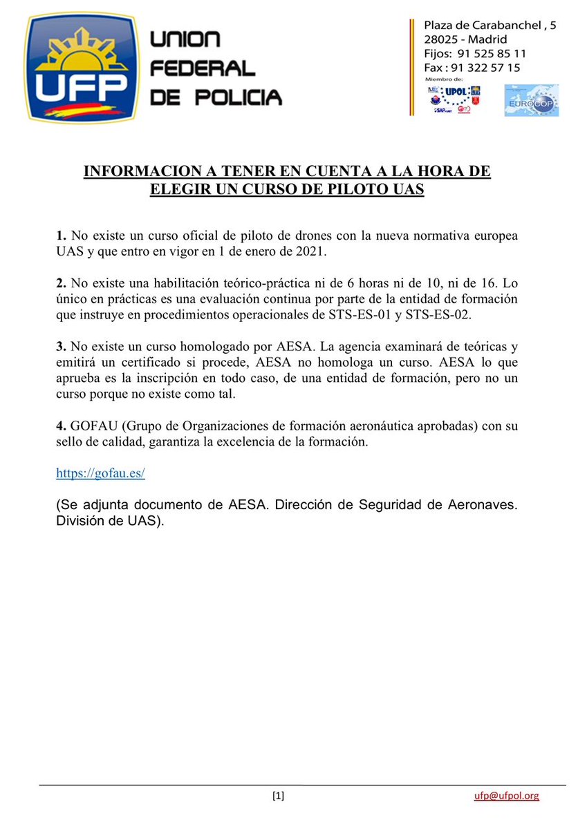 UFP Madrid tweet media