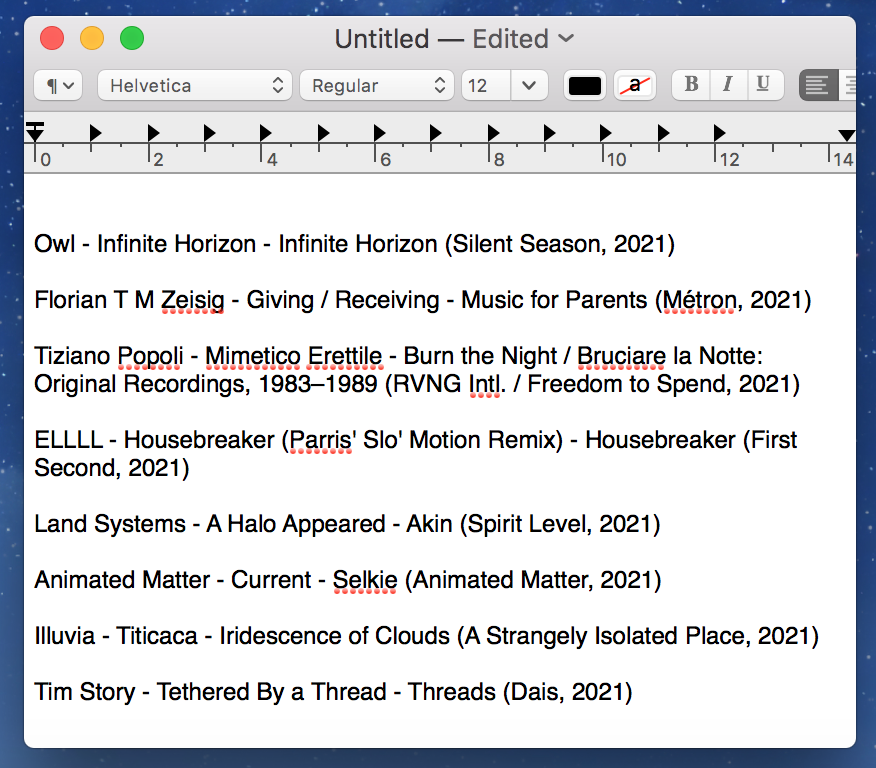 Listen back here. Tracklist below. mixcloud.com/dublabes/paral…