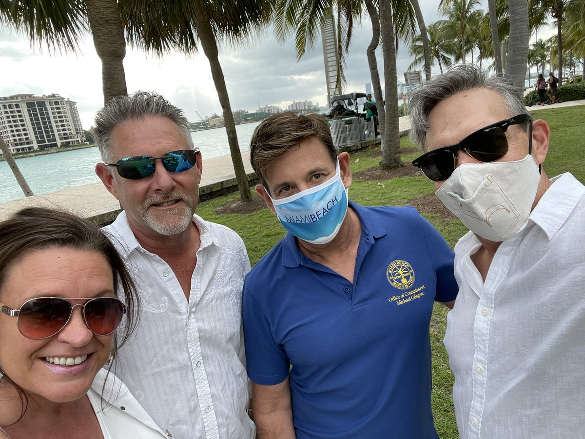 MichaelGongora's tweet photo. It was a wonderful day of new beginnings recognizing my good friend Luiz Rodrigues as he gets ready for a new adventure in Brazil after many years of working to improve our environment as Exec Director of #ECOMB (Environmental Coalition of Miami & the Beaches) @MiamiBeachNews https://t.co/EFsAQDLsU1