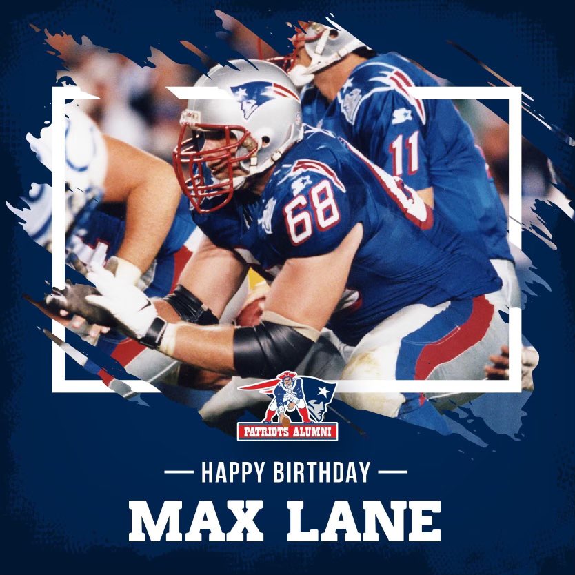 Happy Birthday to friend of the Touchdown Club and former <a href="/Patriots/">z - New England Patriots</a> and <a href="/NavyAthletics/">Navy Athletics</a> Offensive Lineman <a href="/mlane68/">Max Lane</a>!