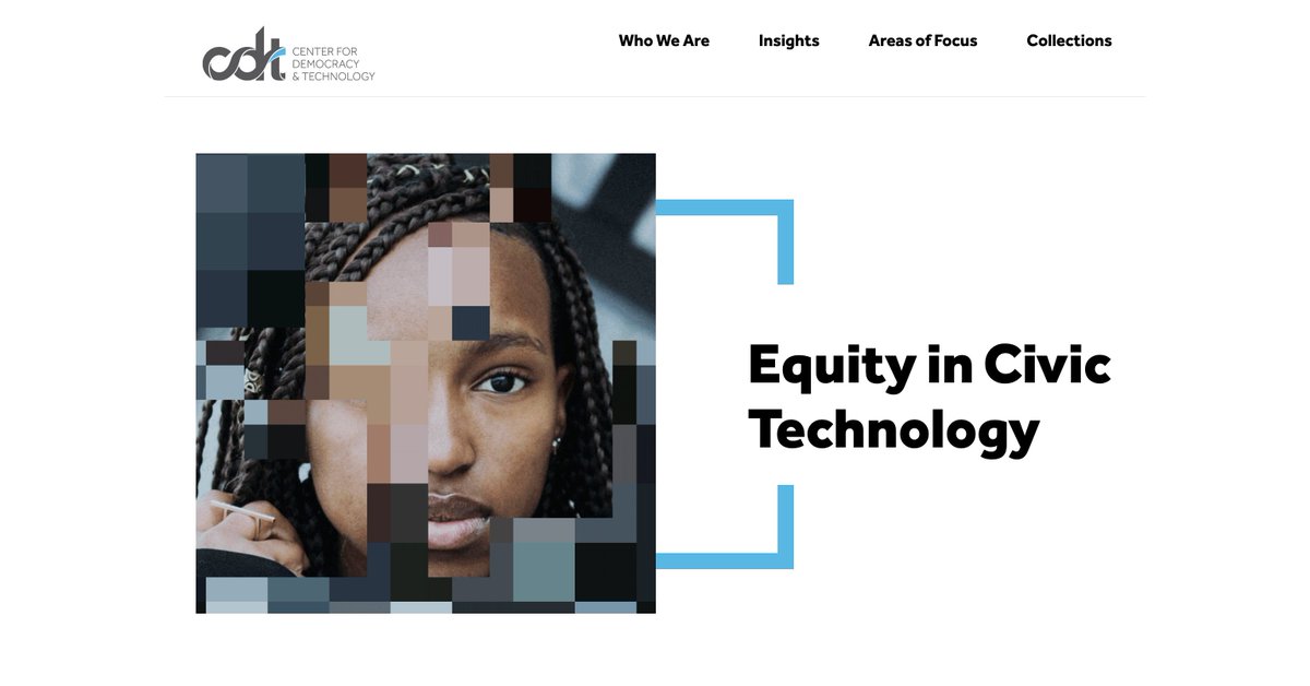 CenDemTech's tweet image. 🚨 NEW RELEASES: Our #EquityinCivicTech team has unveiled a whole host of resources on #dataethics principles in education &amp;amp; the social sector.