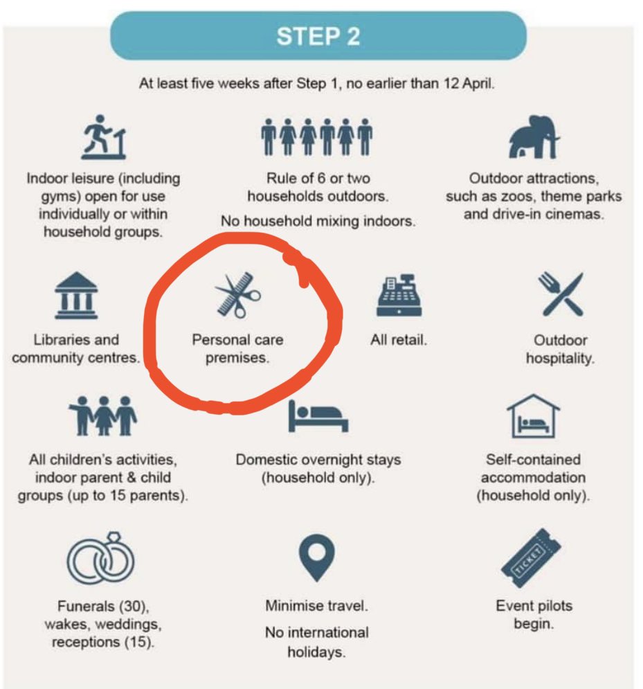 harpers_salon's tweet image. Fingers crossed 🤞🏼 for the 12th April for us to open!! #nottolongnow #letsgetbacktogether #freshcut