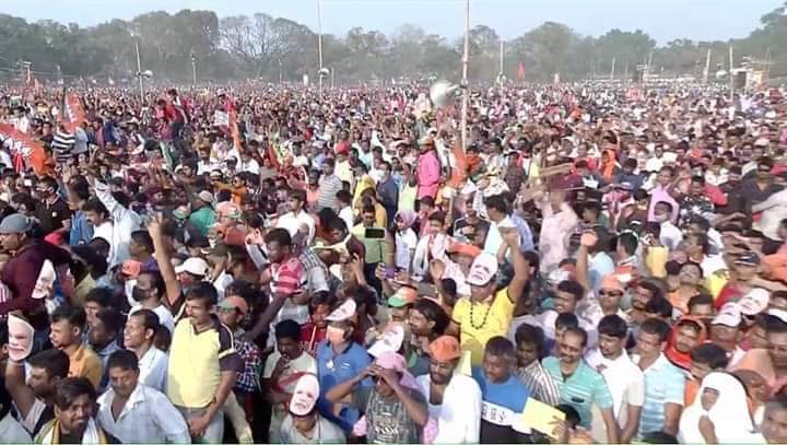 ijoydev27's tweet photo. আজ হুগলির ডানলপে প্রধানমন্ত্রী @narendramodi জীর জনসভায় সাধারণ মানুষের জনজোয়ার
@BJP4India @BJP4Bengal

#ModirSatheBangla https://t.co/jKelCQShWT