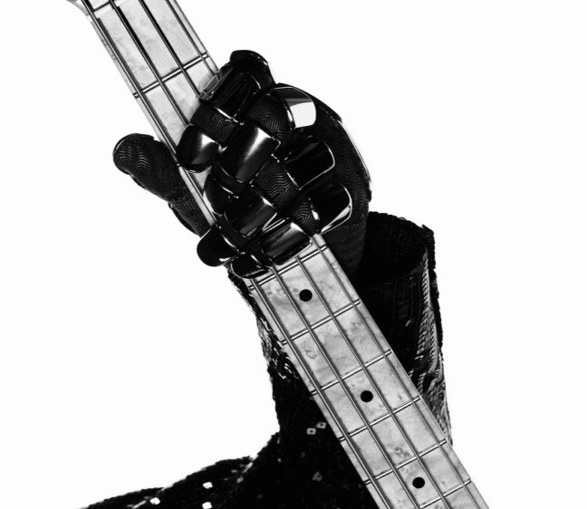 CoutureIsBeyond's tweet image. Daft Punk for Saint Laurent by Hedi Slimane (2013).