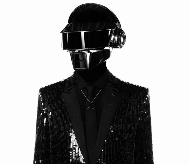 CoutureIsBeyond's tweet image. Daft Punk for Saint Laurent by Hedi Slimane (2013).