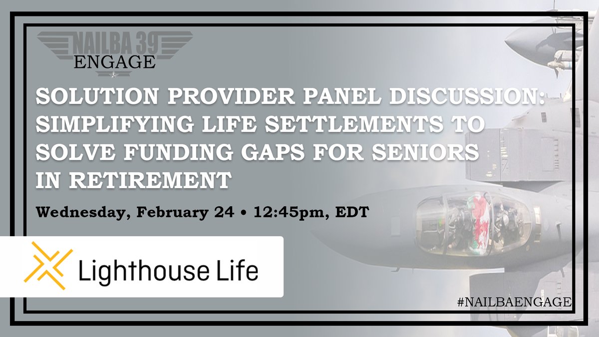 NAILBA's tweet photo. Day VIII of #NAILBAENGAGE will feature (5) exclusive panel discussions ✈️Join us this Wednesday as the virtual experience takes its final flight!
LOG ON NOW to view the DAY VIII Insurance Innovation 2.0 + Life Settlements agenda: https://t.co/8A1QmOCCe7 https://t.co/36XNN1my7g
