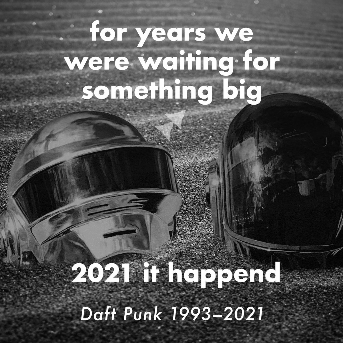 #daftpunk #epilogue 1993–2021 😔

#robotrock #onemoretime #harderbetterfasterstronger #aroundtheworld #dafunk #technologic #aerodynamic #daftpunkepilogue #justice #etjusticepourtous #edbanger #daftpunkfans #daftpunkforever #loseyourselftodance