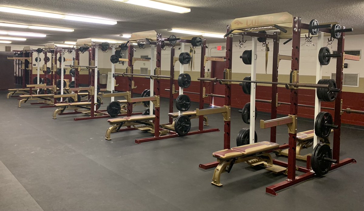 NMColts's tweet image. Sending a huge thank you to Thomas and Ashley Cauthen @MidStateSkin for their contribution to our weight room renovation project. We couldn’t have done it without their generosity. Always a Colt! @nmarion_high