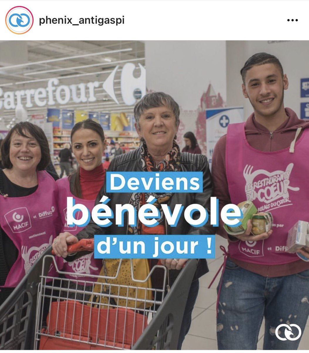 🚨 Alerte #solidarité ! 🤜🤛
Cette année plus que jamais les <a href="/restosducoeur/">Les Restos du Coeur</a> 🍽 ♥️ ont besoin de bras pour leur grande collecte nationale.
Rdv sur collecte.restosducoeur.org et entrez le code partenaire PHENIX 
Vous aussi, devenez bénévole d’un jour !
#Bénévolat #Solidarité #COVID19