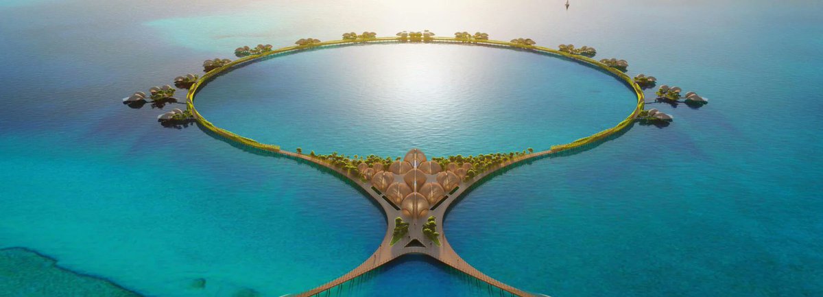 lopedetoledo's tweet photo. Cinco islas artificiales y dieciséis hoteles con más de 3.000 habitaciones, en la costa de Arabia Saudí. ¿Están Foster + Partners jugando a ser dioses?

Yo digo sí. https://t.co/761NKm8V3A