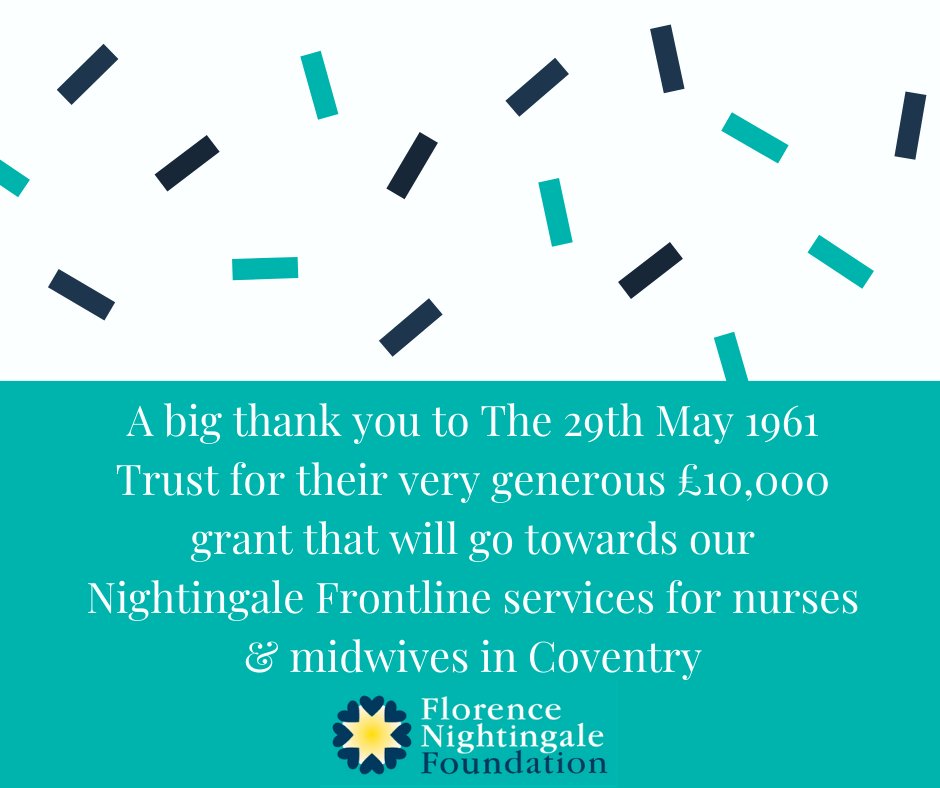 So pleased to announce that if you are a #nurse or #midwife at the following trusts, you can now access our emotional wellbeing service, Nightingale Frontline 💙
@CovRugbyCCG
<a href="/CWPT_NHS/">Coventry and Warwickshire Partnership NHS Trust</a>
<a href="/nhsuhcw/">UHCW NHS Trust</a>

Book your space here: eventbrite.co.uk/o/florence-nig…

#mentalhealth #Coventry #nurselife