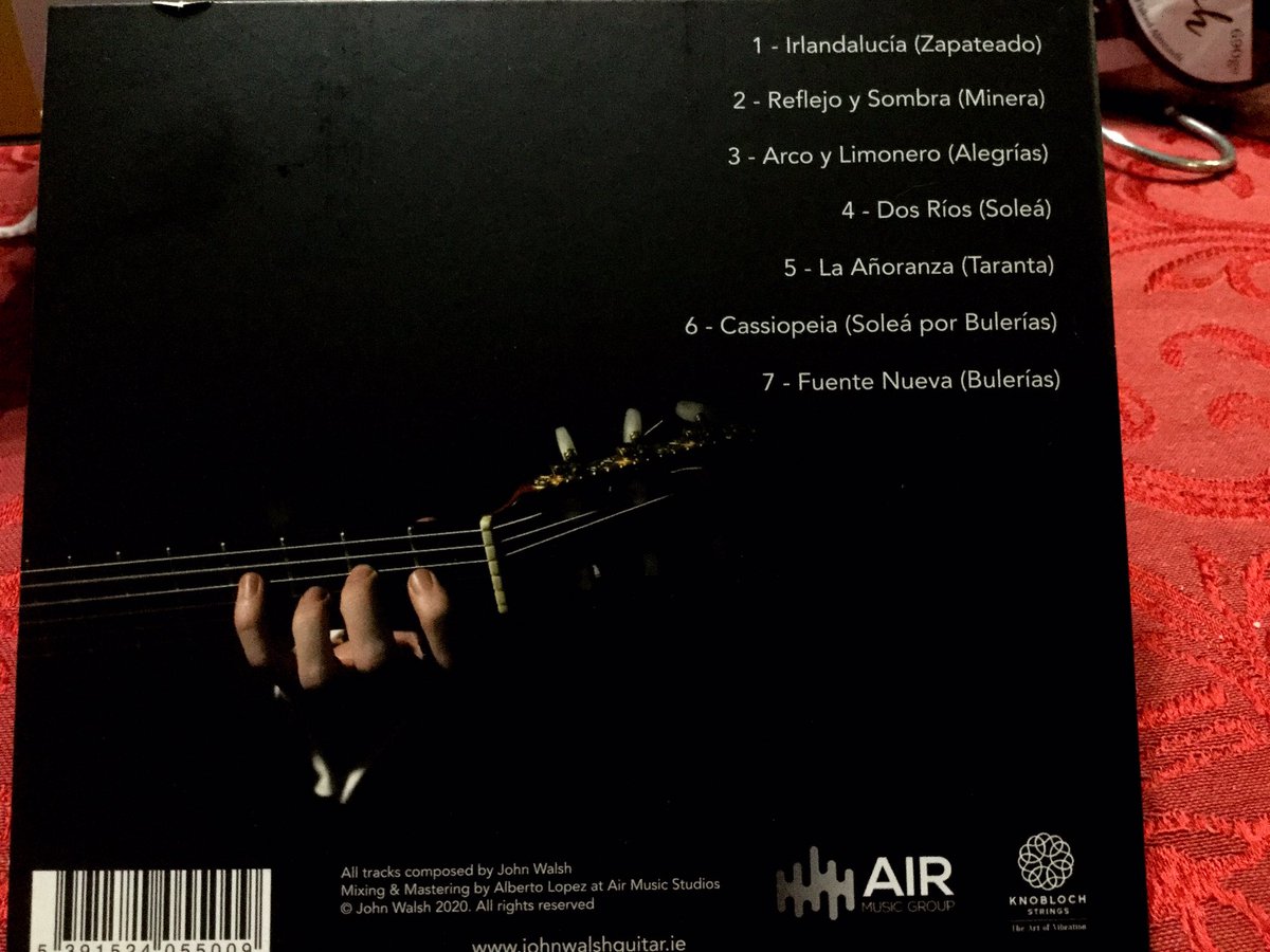 I get sent a fair few CD’s as part of my job but this one from <a href="/Johnwalshguitar/">John Walsh</a> is something special..Beautifully played flamenco guitar with stunning melodies 🎶💃🏻
@TempleBarTrad <a href="/stpatricksfest/">St. Patrick's Festival 🇮🇪🐍☘️💚</a> 
#SupportIrishTalent