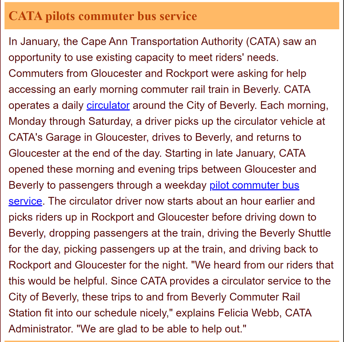 cdempc's tweet photo. Some good creative thinking here by leadership at the Cape Ann Transportation Authority! #mapoli https://t.co/io5tFZioNo