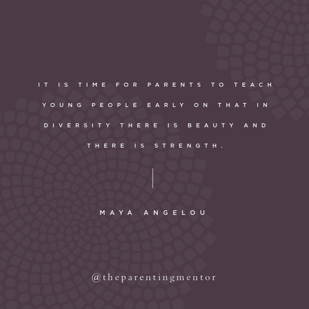 ParentMentoring's tweet photo. We can teach and model for our kids that there is beauty and strength in diversity and bringing together people from all backgrounds. https://t.co/w9iwtYpTSi