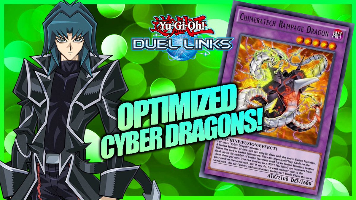CorruptNeo's tweet image. Optimized Cyber Dragons, Check it out guys! &amp;amp; SMASH the like button #YGODuelLinks #duellinks #yugioh ▶️youtu.be/nTBnYc0QQNQ