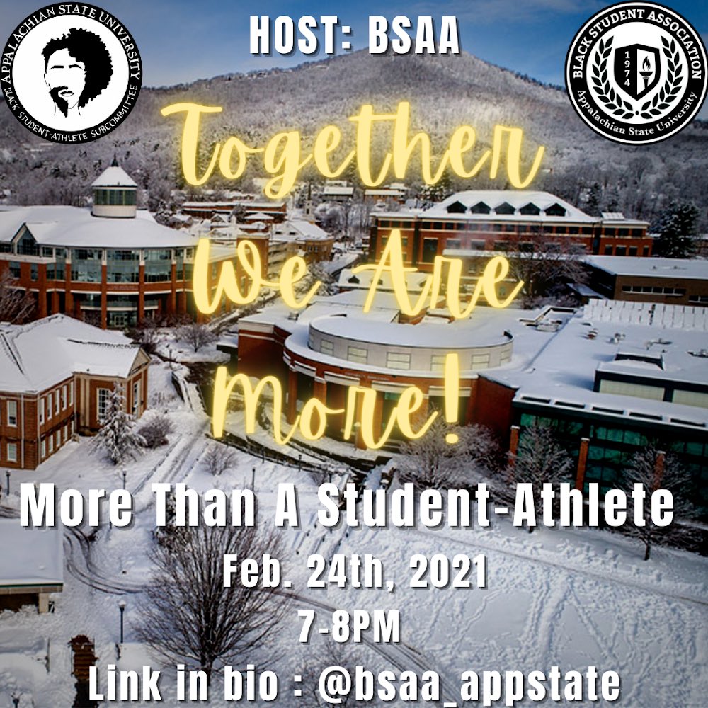 appstate_bsa's tweet photo. ✨ Upcoming Events ✨

THIS WEEK ‼️ https://t.co/sEoWwtC6Wm