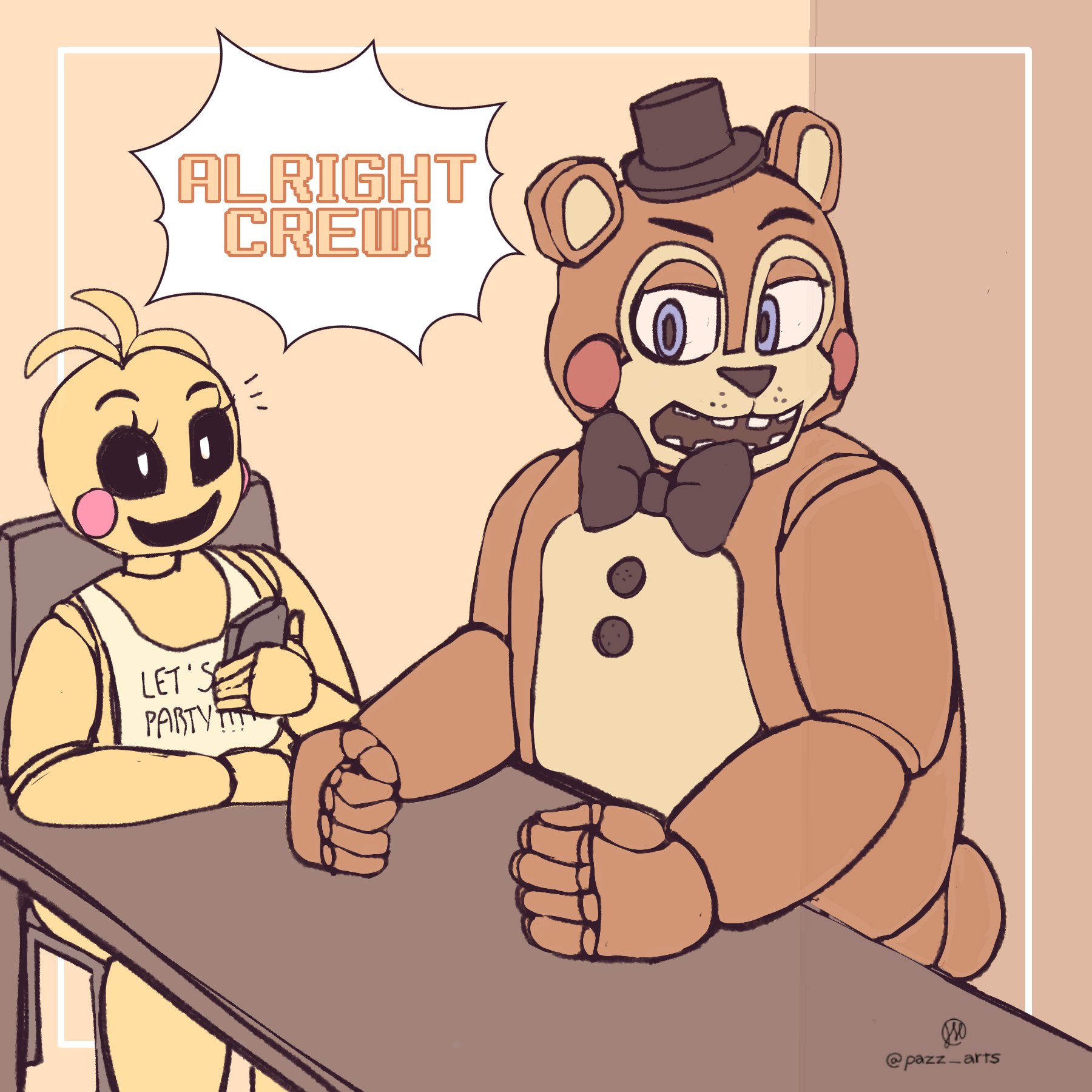 🫐Pazz Arts🫐 on X: What happened to him? :( #goldenfreddy #fredbear #fnaf  #FiveNightsAtFreddys #fnaffanart  / X