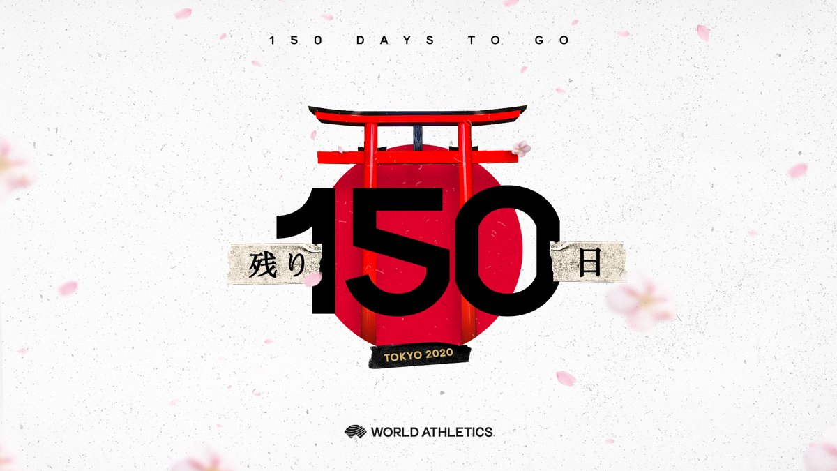 The countdown continues...

150 days to the #Tokyo2020 <a href="/Olympics/">The Olympic Games</a> 🇯🇵