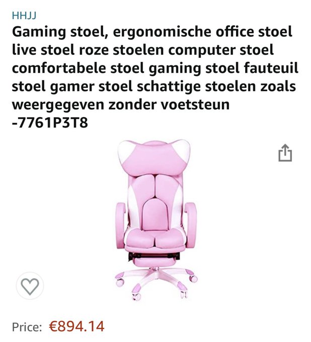 Also I believe this is the same exact chair... why is there a &euro;550 price difference I&rsquo;m so fucking confused<a href="/tag/girlproblems"class="tags"><span>#girlproblems</span></a><a href="/tag/helpmeout"class="tags"><span>#helpmeout</span></a>