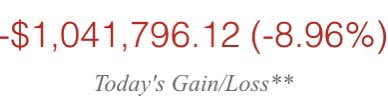 jasondebolt's tweet photo. Today’s $TSLA paper loss. https://t.co/92Mb2GSwT4