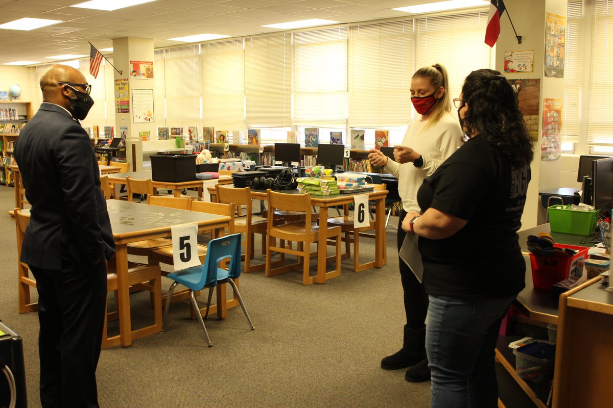 I walked through <a href="/KennemerMS/">Kennemer Middle School</a> and <a href="/FairmeadowsElem/">Fairmeadows Elementary</a> this morning to assess water damage from frozen pipes. I am impressed by the work done by Maintenance and Custodial teams to prepare the buildings for students' return today. #WeAreDville #OneDville
