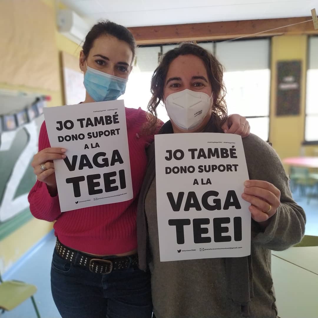 ranton22's tweet photo. @miqueliceta @Esquerra_ERC @educaciocat @govern 
Jo també dono suport a la Vaga TEEI
#FijezaYA #JoFaigVagaTEEI #26FVagaTEEI #CapTEEIalCarrer 
#StopAbusoTemporalPublico https://t.co/8r82hdUj81