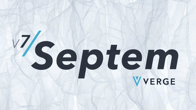 VergeCanada's tweet photo. In short time @vergecurrency $XVG will update to "Septem" v7.

"Septem" Derived from Ceuta. The city of 7 hills (7 Brothers)
Septem = 7 https://t.co/2UWImHlYKO
