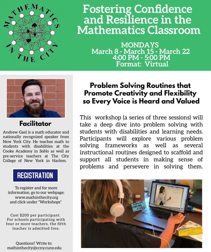 Join us in this upcoming MITC workshop. 
Register here: bit.ly/3kb8qU1
#iteachmath #elemmathchat #mathroutines