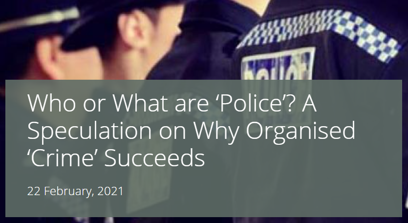 Who or what are police? Mark Nuttall explores the challenges of cross-border law enforcement collaboration in the global fight against transnational organised crime: bit.ly/3kd6Lx3 #SHOC