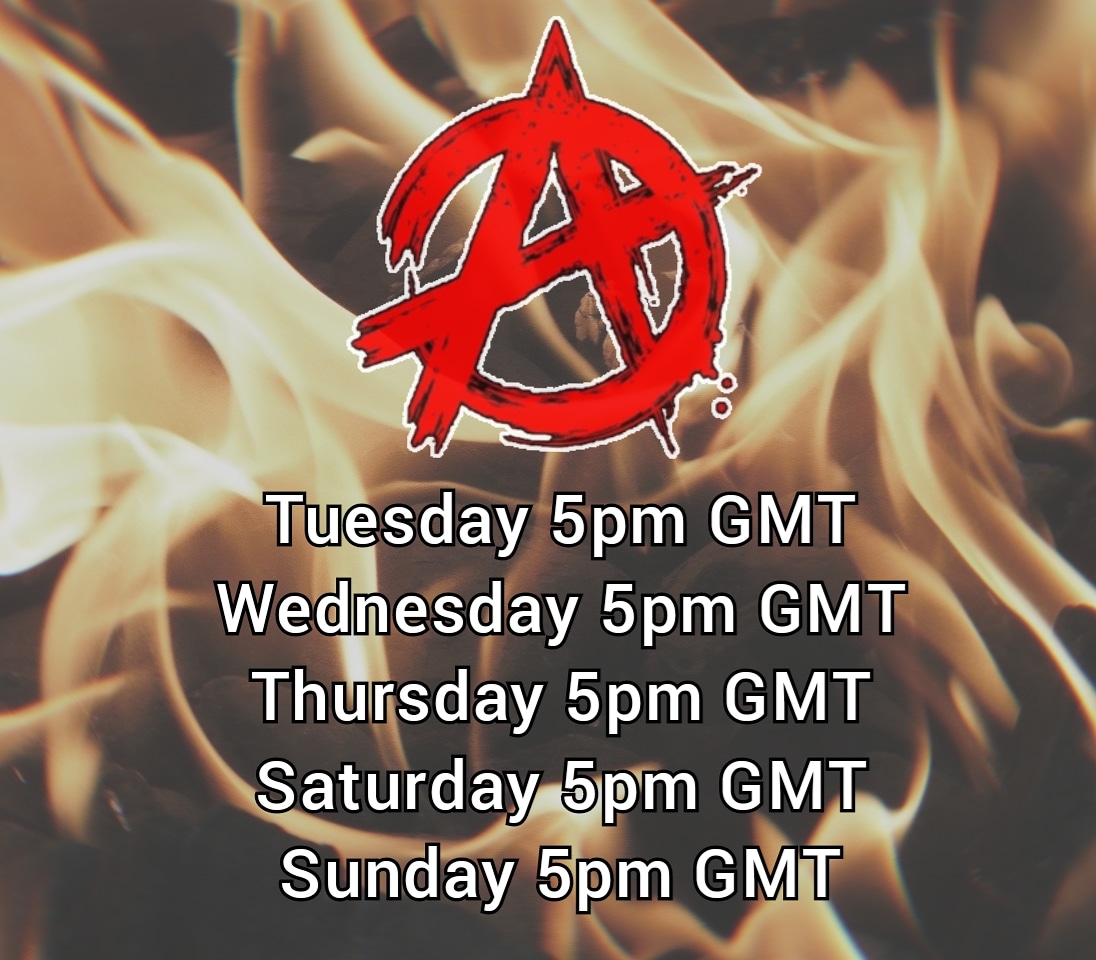 AnarchyGaminUK's tweet photo. The new time table
Watch AnarchyGamingUK  https://t.co/2ZRkDW66hD
#twitch #twitchgamer #twitchaffiliate #twitchtv #twitchstreamer #gaming #gamer #play #geek #nerds #freetopay #rockband #music #rock #alternative #pc
Link to our merch below-
https://t.co/25kSDpDne3 https://t.co/VQjVqJYwlE