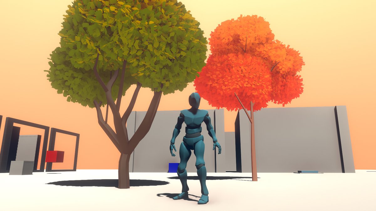 Our very first graphic tests 🌲

#prototype #indiegame #indiegames #indiedev #Indiegamedev #gamedev #unity3d  #madewithunity #gaming #gameart #Blender3d