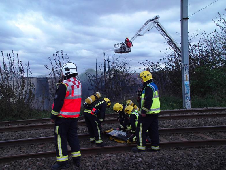 13milepost's tweet image. When does the practical handling start, #CaptainFlack was asking 🔥  more red 'engines'  🦺