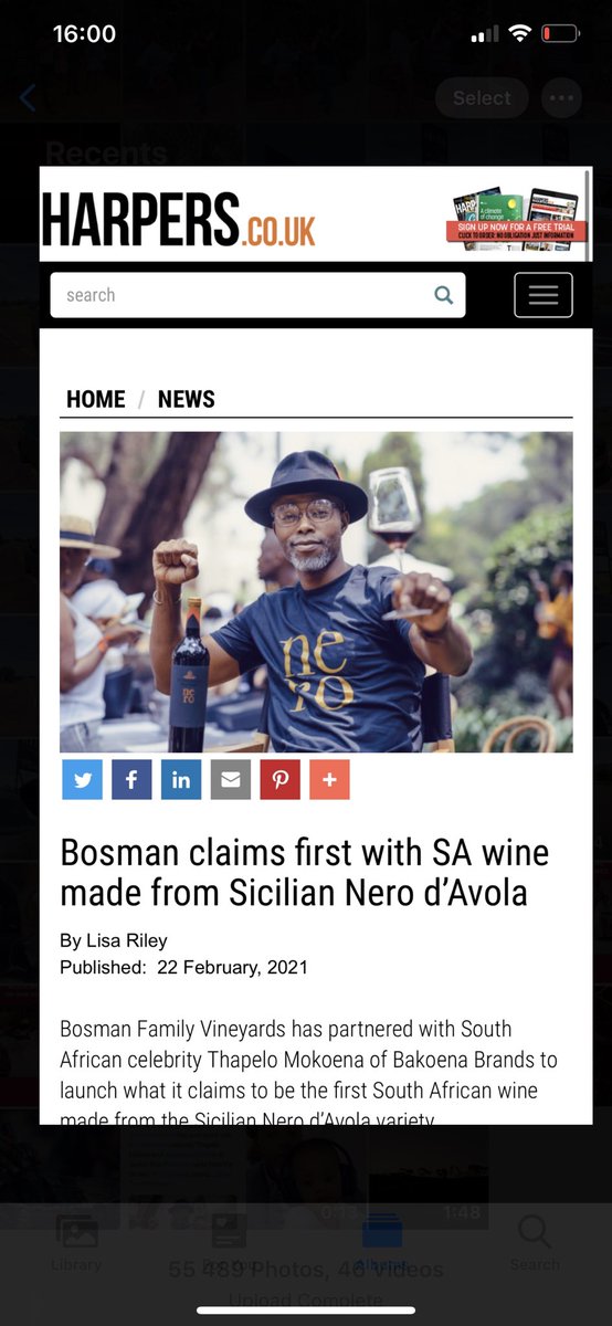 ThapeloMokoena's tweet photo. We are now available in 389 @sainsburys stores across the United Kingdom π¬π§π·
Day 1 of sales was today. We look forward to making our mark as you discover our Black grape UK ππ€
From the @bosmanwines & @BakoenaBrands family with Love.
This is South Africa #NeroRises π€πΏπ¦ https://t.co/v1fEcjkl63