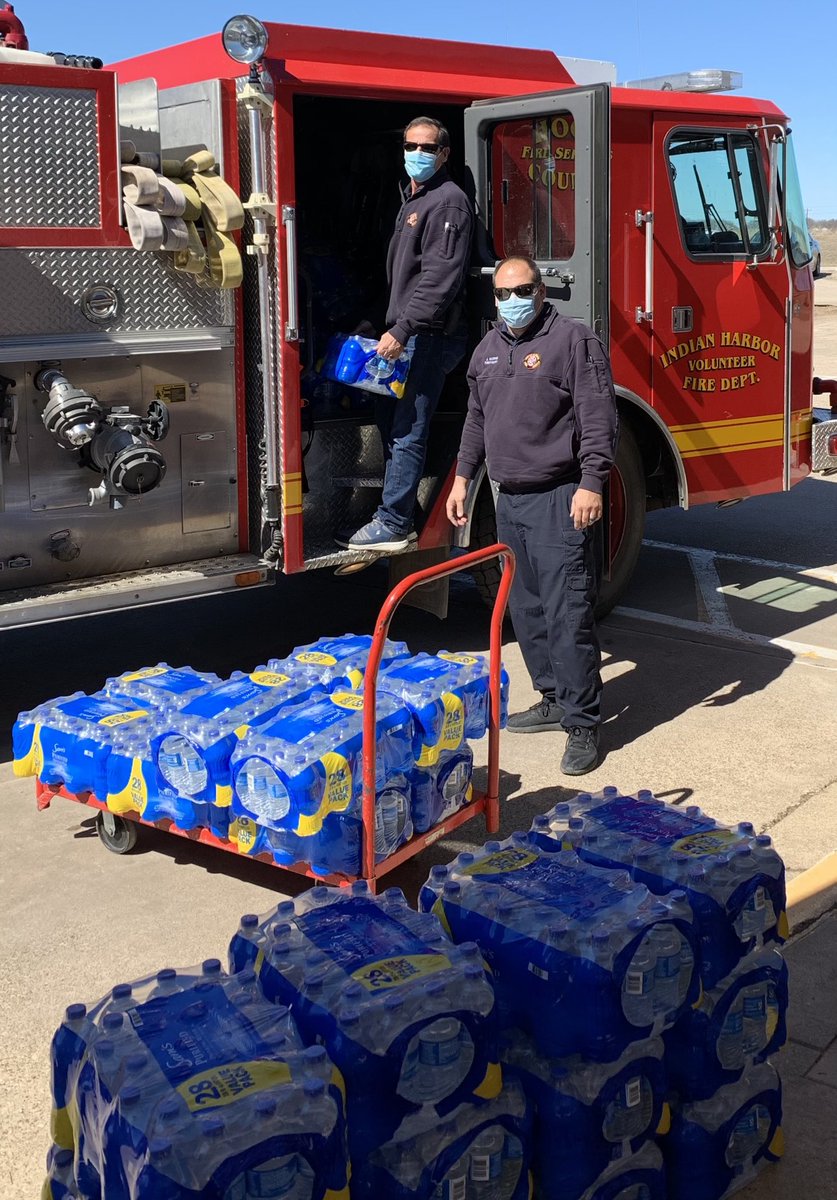 Thank you Indian Harbor Volunteer Fire Department for taking care of Mambrino!! ❤️💦